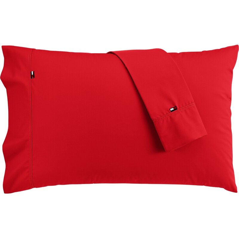 red pillow cases